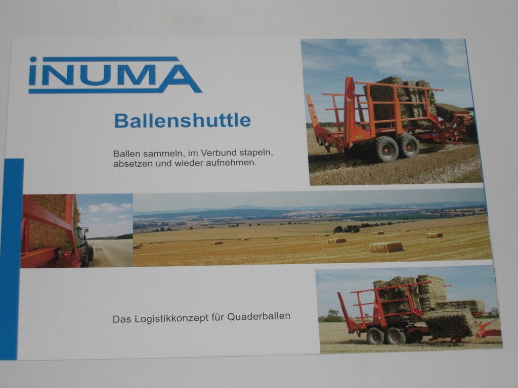 INUMA Ballenshuttle Großballensammelwagen Prospekt