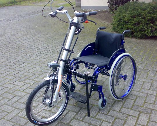 Handbike Freebee, einfach und schnell mobil werden