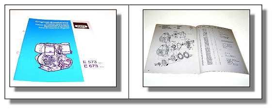 Hatz E573 E673 Dieselmotor Ersatzteilliste Parts List