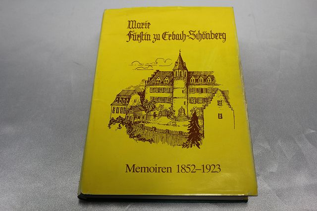 Memoiren 1852   1923 Marie Fürstin zu Erbach Schönberg Prinzessin