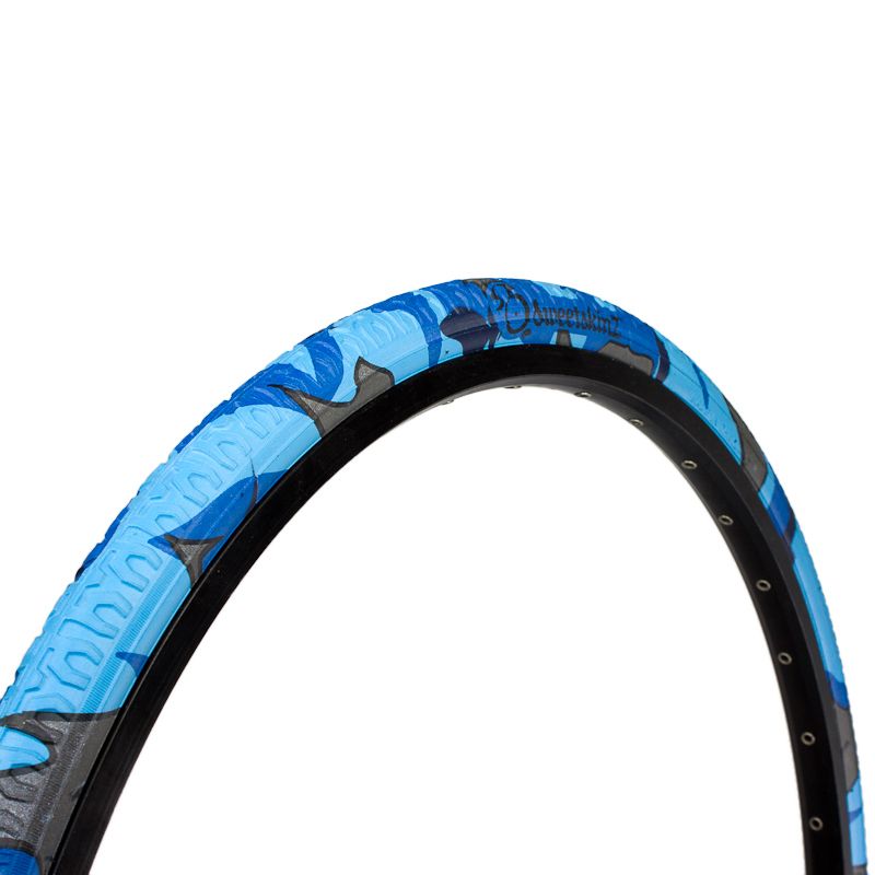 Sweetskinz Nightwing Fahrrad Reifen 28 x 1,4 37 622 blau camouflage