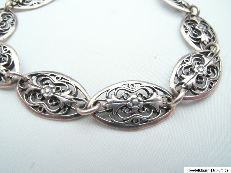 Tolles Jugendstil,Silber Armband,925 Silber gepunzt,,TOP ZUSTAND