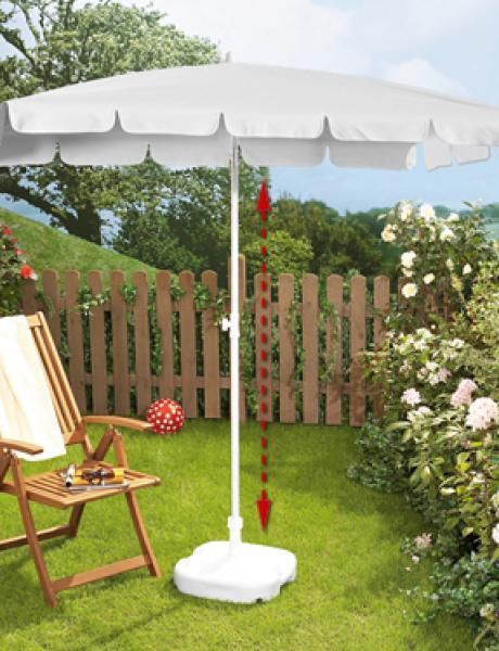Sonnenschirm knickbar für Garten & Balkon & Strand   180 cm   NEU&OVP