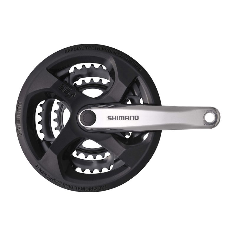 Shimano FC M131 Altus Kurbelsatz Kurbelgarnitur Mit Kettenschutz 48/38