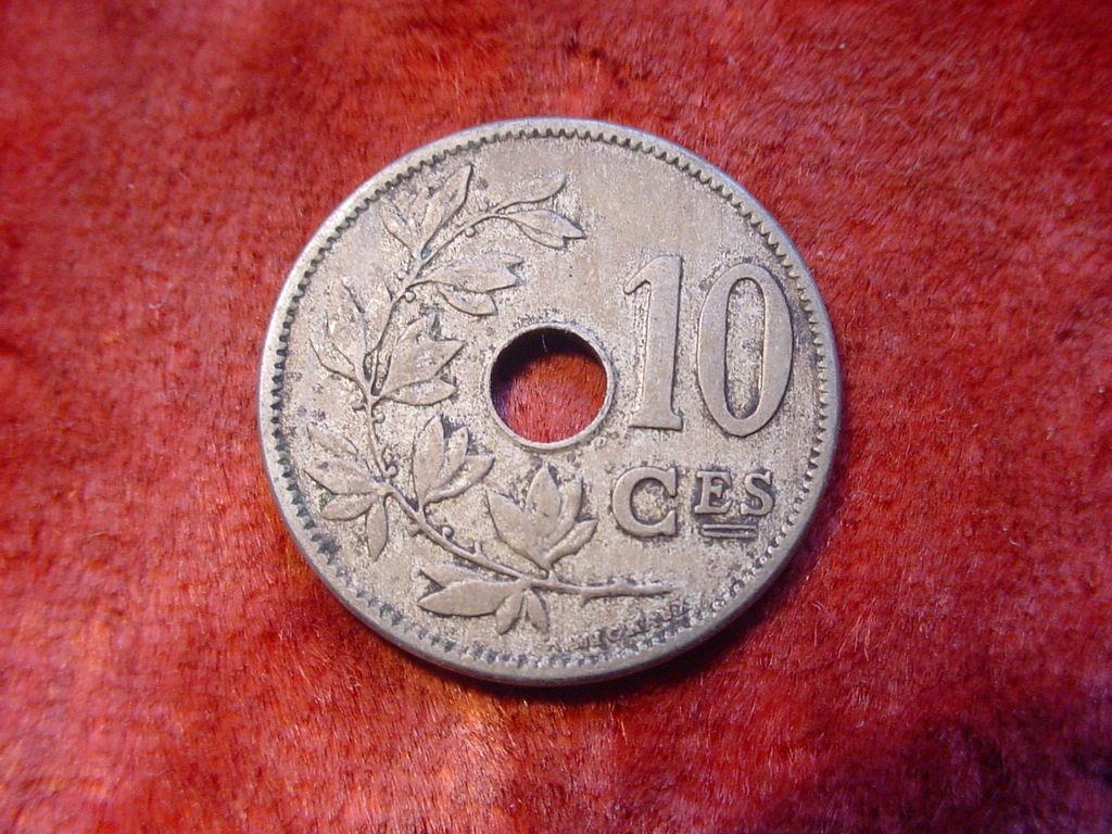 BELGIEN 1905 10 CES CENTIMES ROYAUME DE BELGIQUE 709