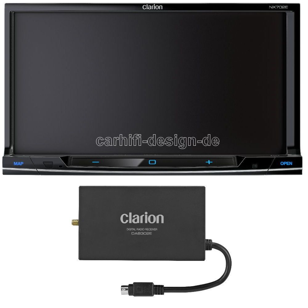 CLARION NX702E DOPPEL DIN NAVIGATION Radio DVB T Tuner 7 TFT Monitor