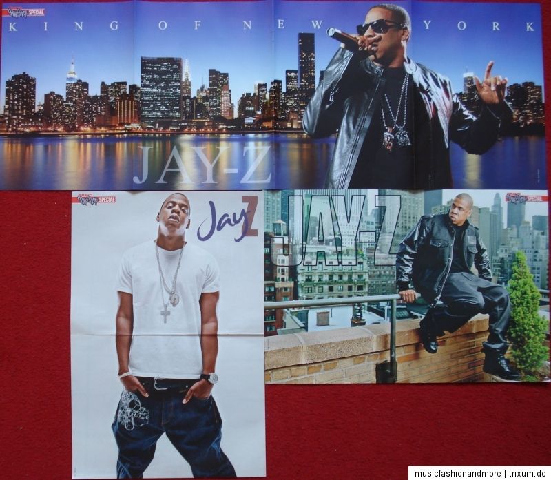 JAY   Z ~~~~ Postersammlung ~~~ 3 Poster / Plakate