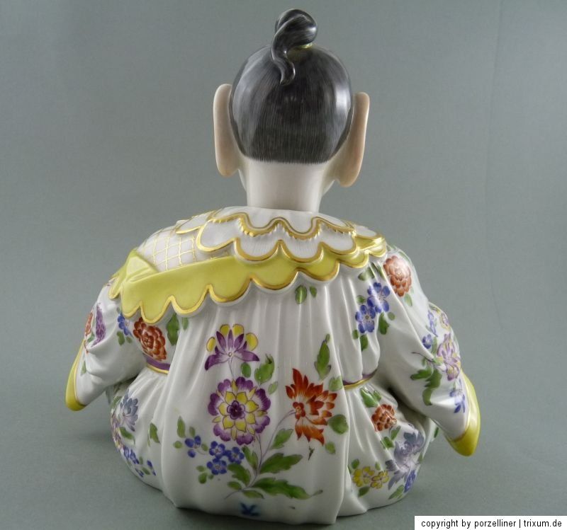 Meissen Figur Pagode 157 weiblich Wackelpagode Nodder Höhe 19cm 1