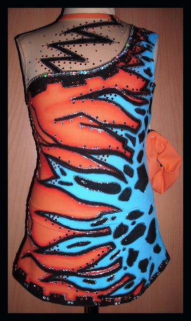 RSG Wettkampfanzug Kürkleid Leotard Swarovski Traum★★