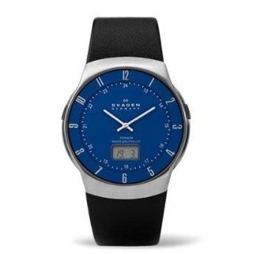 Skagen Herrenarmbanduhr Funk Leder 732XLTLN G