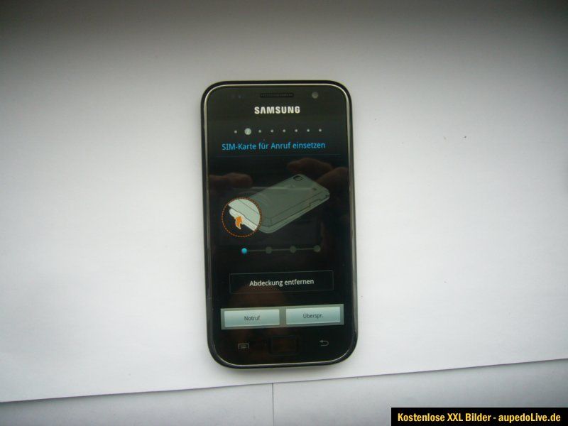 tolles Handy Samsung Galaxy S Plus GT I9001 8 GB   Metallic Black