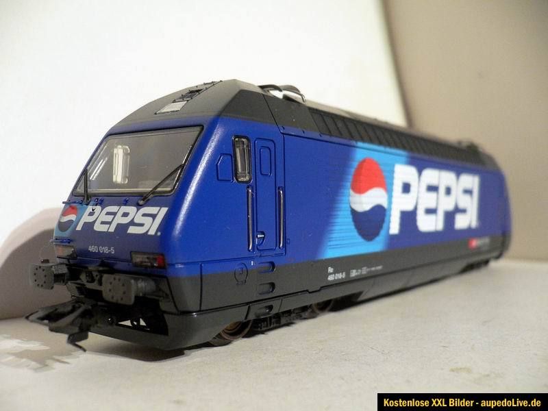 Märklin HO 34633 Elektrolok Re 4/4 Serie 460 der SBB PEPSI in OVP