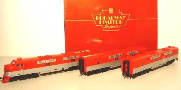 Broadway Limited HO 722 USA Diesellok Set E7A / E7B / E7B *Southern