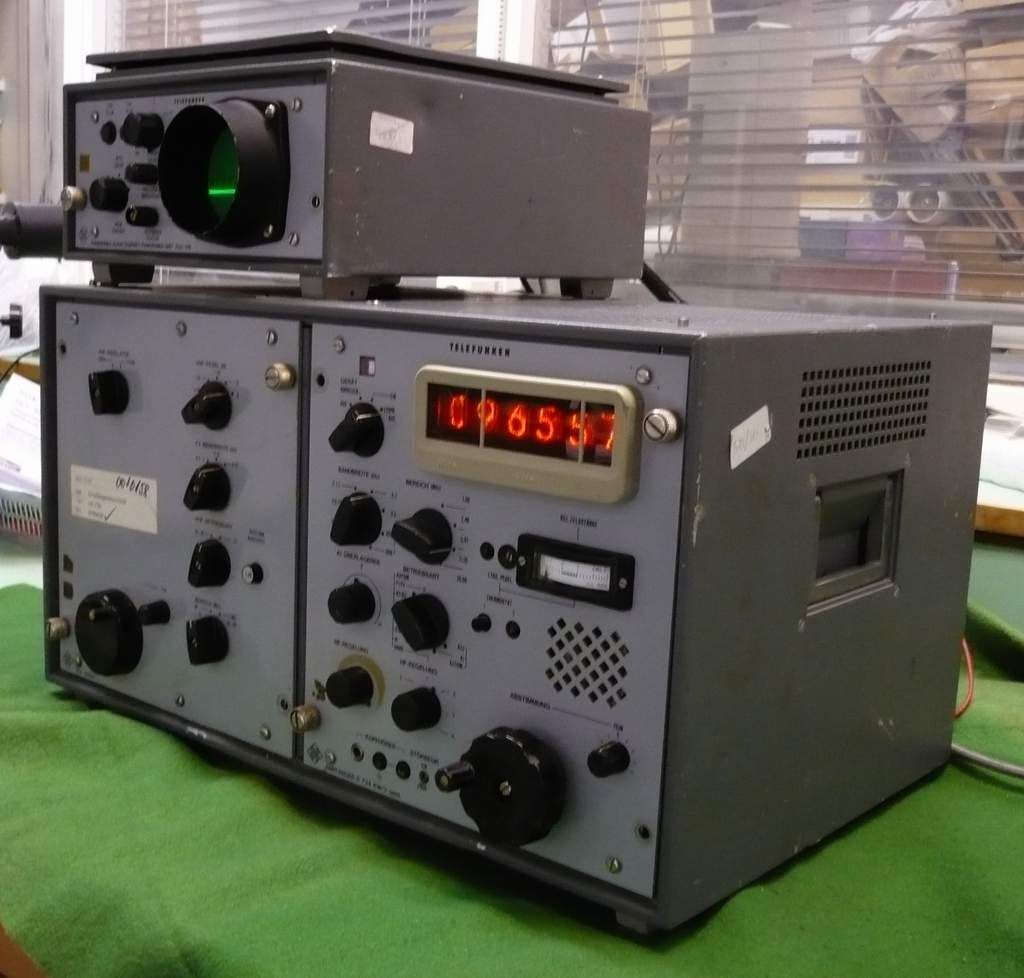 Telefunken EUK 724 HF VHF Empfanger Receiver+Panorama Unit_[=T