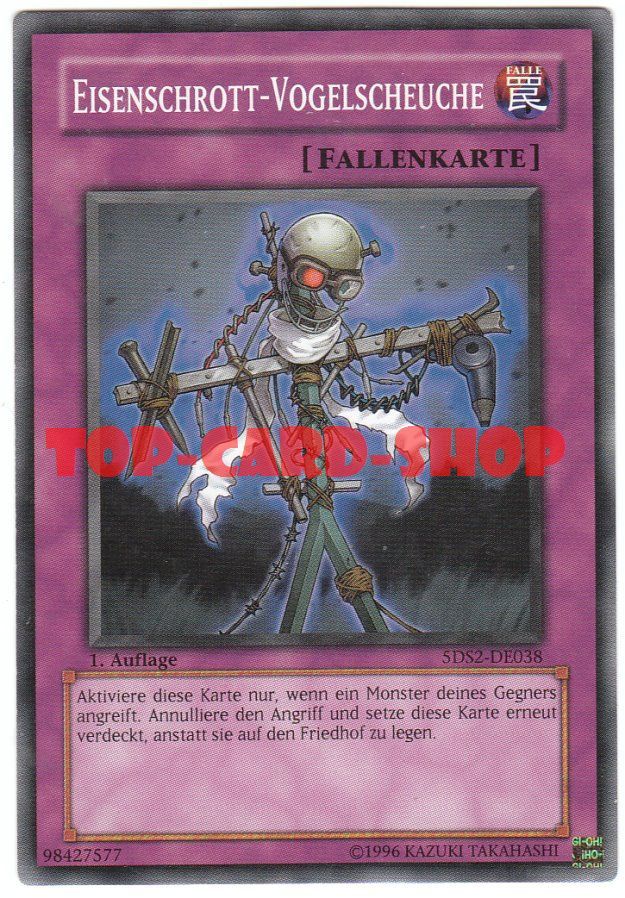 Yu Gi Oh EISENSCHROTT VOGELSCHEUCHE common , NEU , deutsch