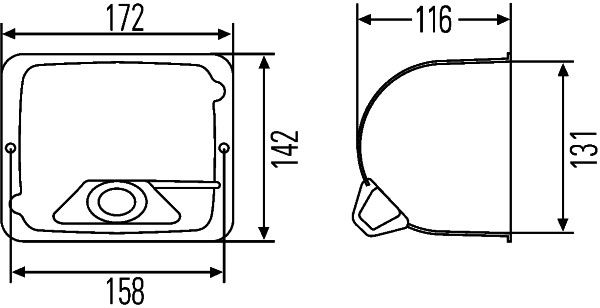 HELLA 9BG 127 426 001 SCHEINWERFER