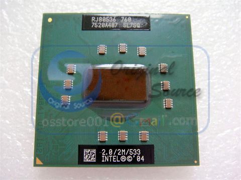 Intel Pentium Dothan M 760 PM760 2.0G SL7SQ SL7SM CPU Prozessor