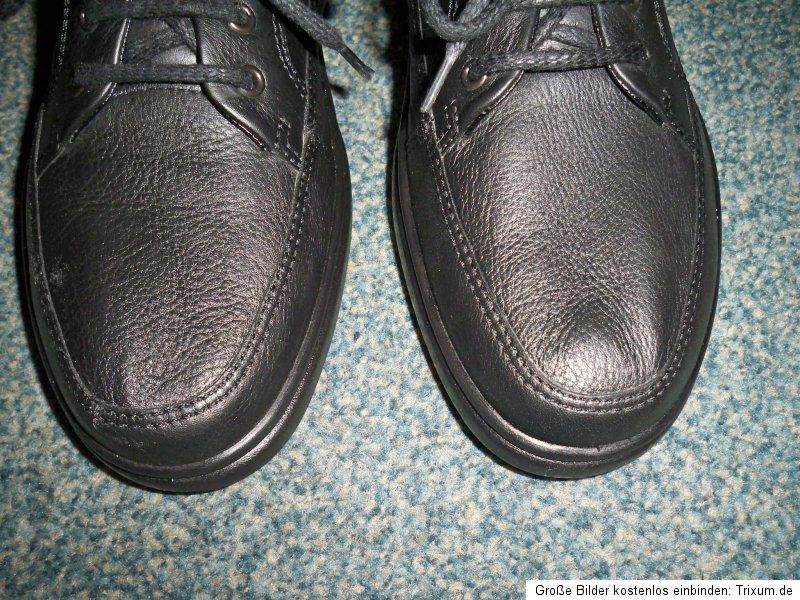 Ecco Soft Damen Leder Schuhe Halbschuhe Gr. 7,5 = 41 Farbe schwarz NEU