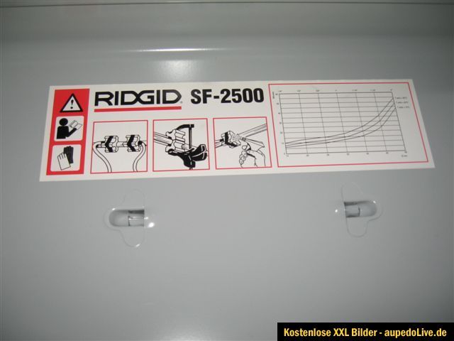 Ridgid SF 2500 elektrisches Rohr Einfriergerät Rohreinfriergerät