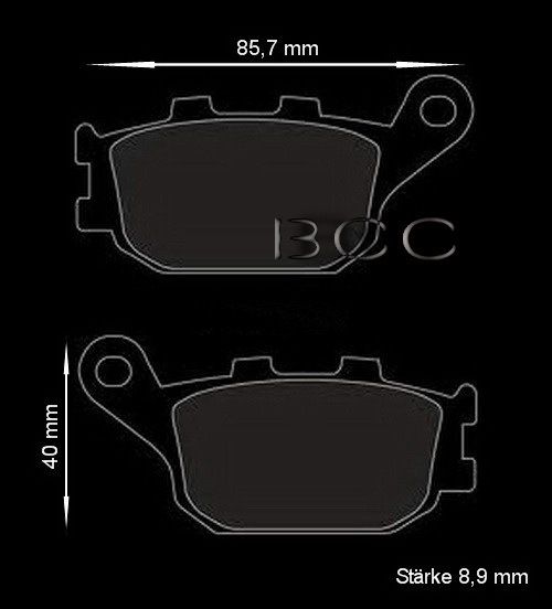 Ferodo Bremsbeläge Honda CB 600 F/S Hornet   PC36   FDB754 Bremsbelag