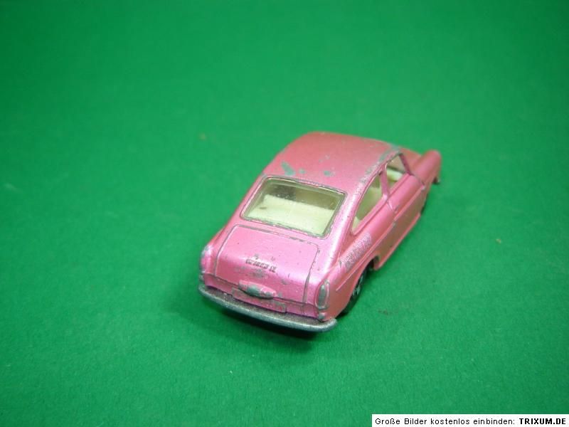 VW 1600 TL Typ 3 helllilam. Matchbox Superfast Nr. 67A PKW Modellauto