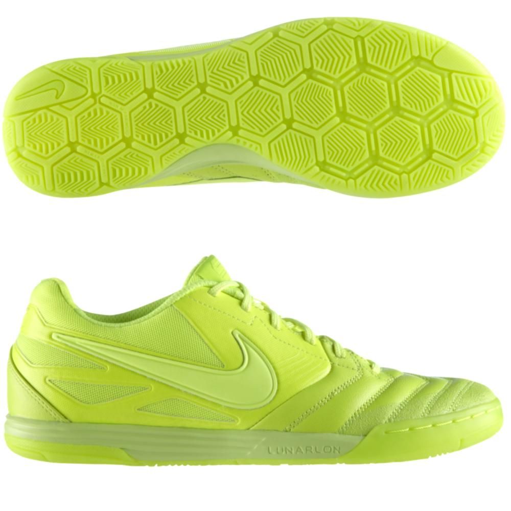 Nike 5 Lunar Gato IC Gelb Herren Fußballschuhe Indoor Hallenschuhe