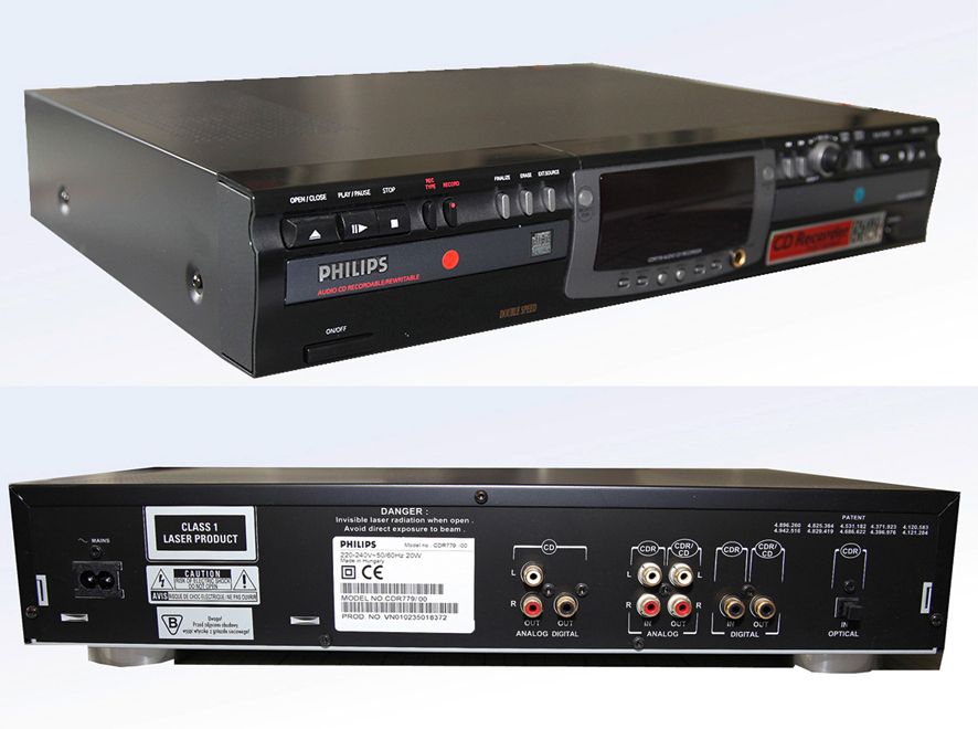 Philips CDR 779 Audio CD Recorder   Player