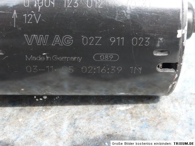 VW BORA 1.9 PD TDI   Anlasser   02Z911023F   02Z 911 023 F