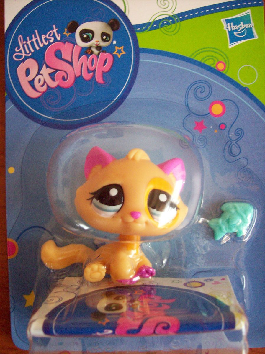 LITTLEST PET SHOP 2406 , Katze mit kleinem Fisch , LPS 38561