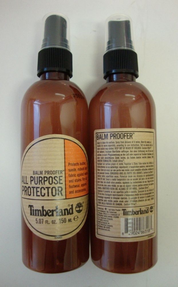 TIMBERLAND Balm Proofer Schutzspray Leder etc 2 Stk NEU