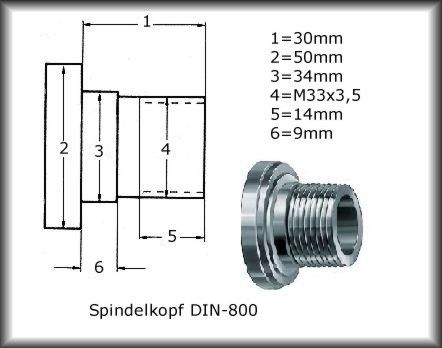 Drechselbank Drechselmaschine Ø155 M33x3,5 Aufspannscheibe DIN 800