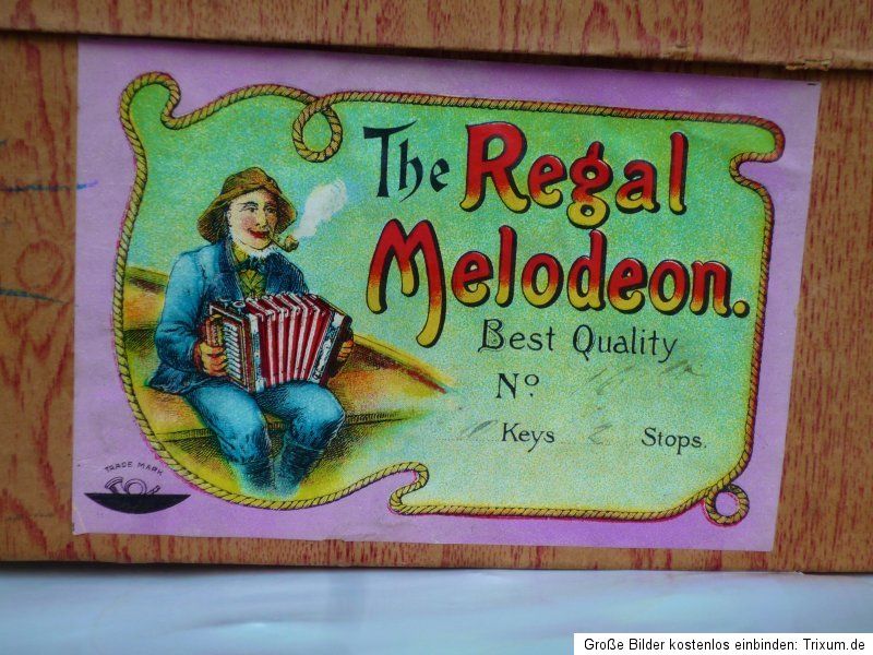 The Regal MELODEON oder Kinder AKKORDEON, aus den 30 40 Jahren