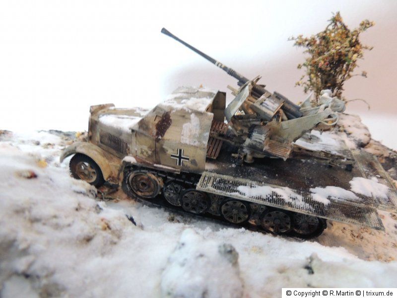 35 Diorama Built Sd.Kfz Panzer Tank WW2 War Battle Military WWII Gun