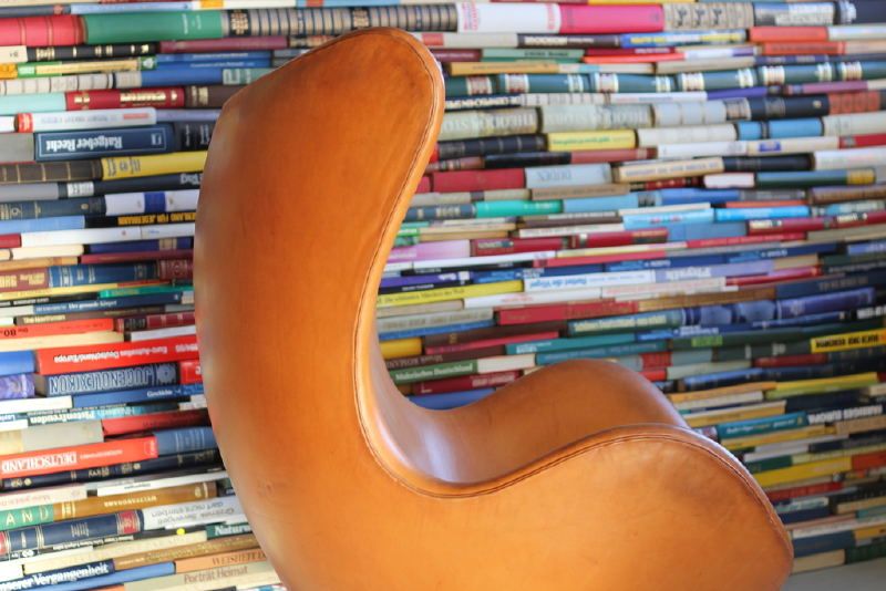 Orginal Fritz Hansen EGG CHAIR Arne Jacobsen Elegance Leder Leather Ei