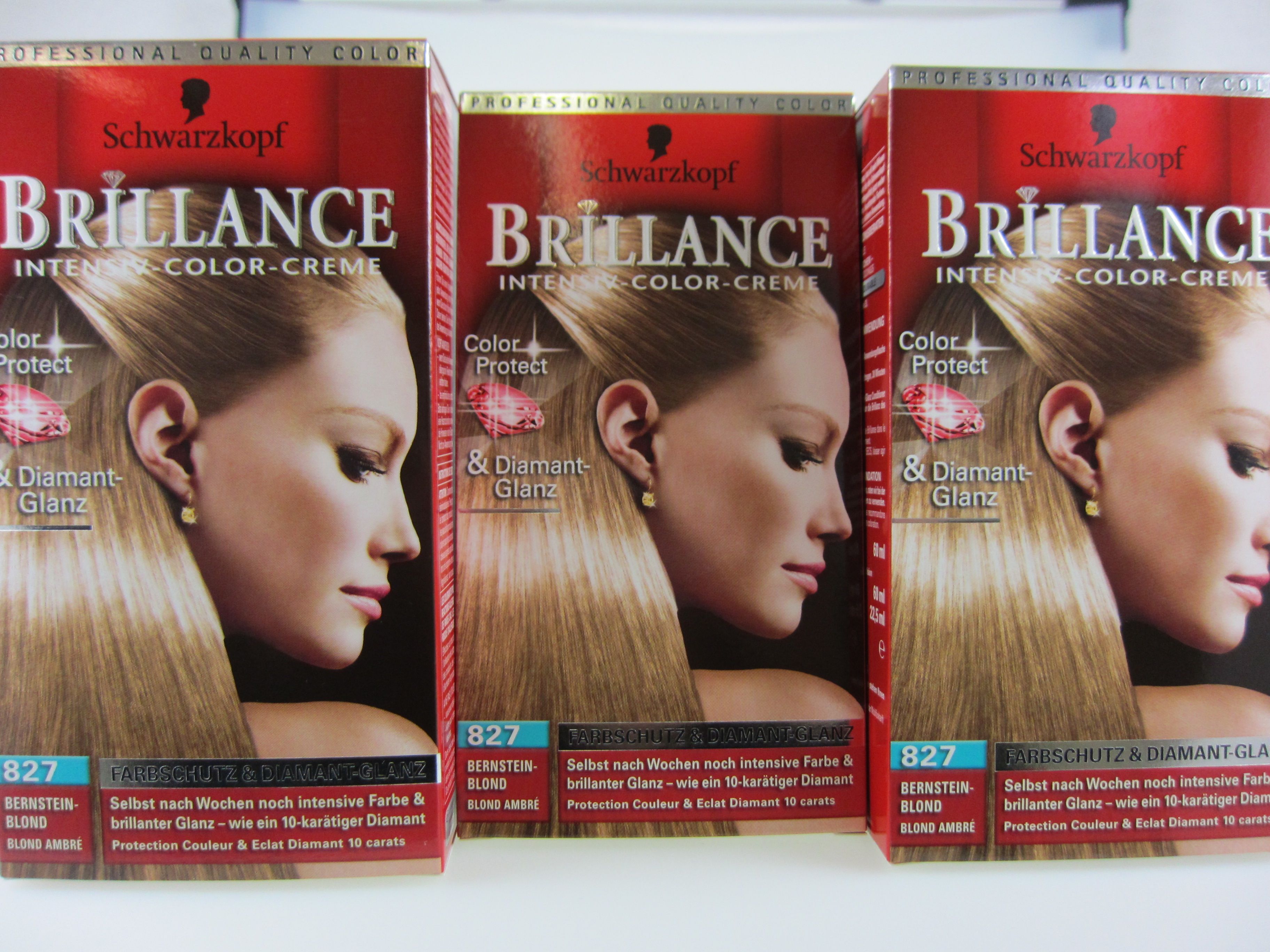 Brillance Bernstein Blond 827   3 er Pack 4015000537506