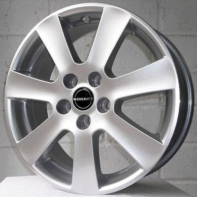 16 SUZUKI GRAND VITARA 2007 ON BORBET CA SILVER ALLOY WHEELS 5x114