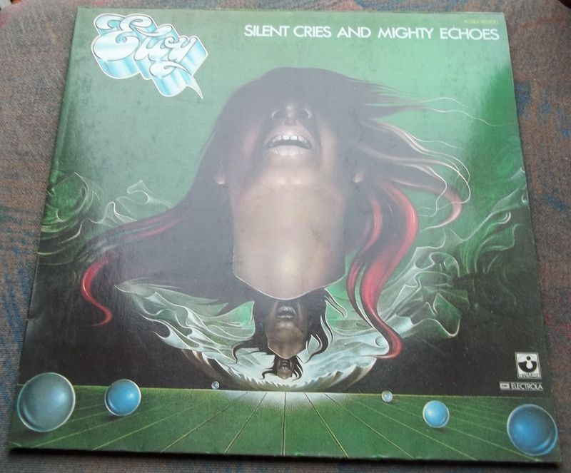 LP ELOY Silent Cries And Mighty Echoes 1st DE, KRAUTROCK, EX/EX+