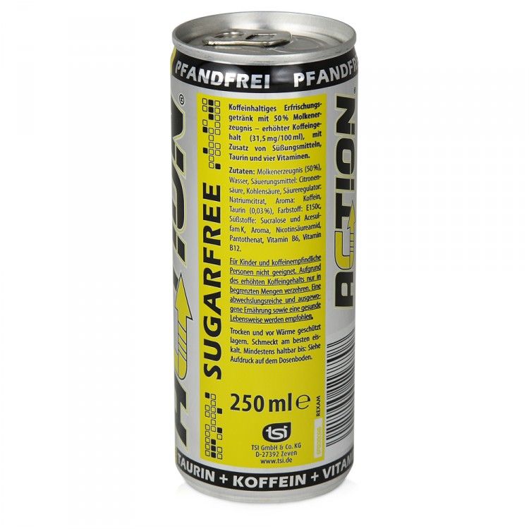 30 EUR/l) ACTION Sugarfree Powerdrink 24x250ml