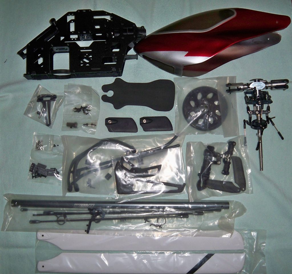 HK 500 GT Helicopter Alu Bausatz Baukit