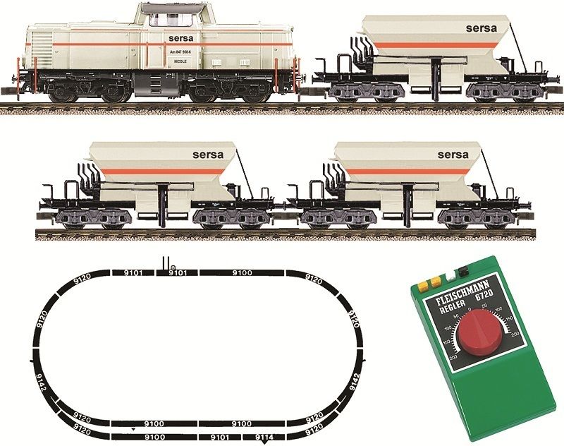 Fleischmann 931103 Startset Sersa Diesellok Rh 847 N