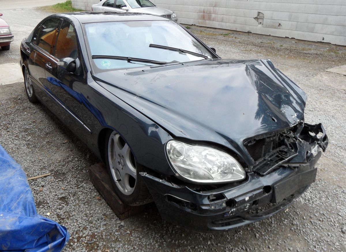 MERCEDES S KLASSE S350 W220 LANG TEILE MOTOR GETRIEBE TÜREN