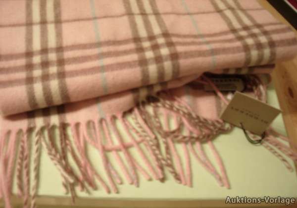 Burberry Schal rosa   100% Kaschmir NP480€