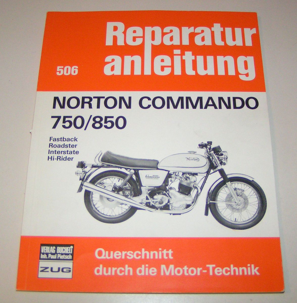 Reparaturanleitung Norton Commando 750 / 850   ab 1967