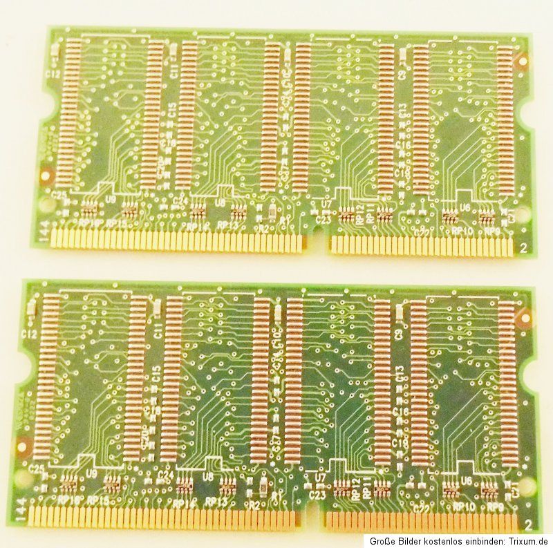 2X RAM Arbeitsspeicher Nanya NT128S64VH4A2GM 128MB SDR 133MHz CL3