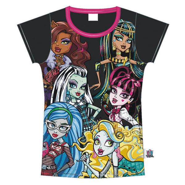 Monster High T Shirt schaurig schoen MH Glique Gr 140 146 10 Jahre NEU