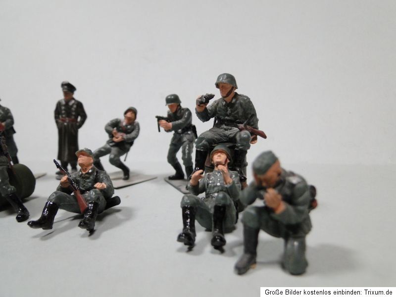 15 Stück Infanterie Figuren 1/35 Dachbodenfund