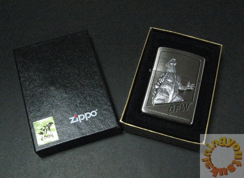 GODZILLA ZIPPO JAPAN FILM 3D FIGUR DINOSAURIER MONSTER