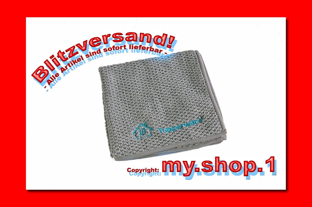Tupper® FaserPro Mikrofaser Tuch Boden Staubfrei Durchblick Glas