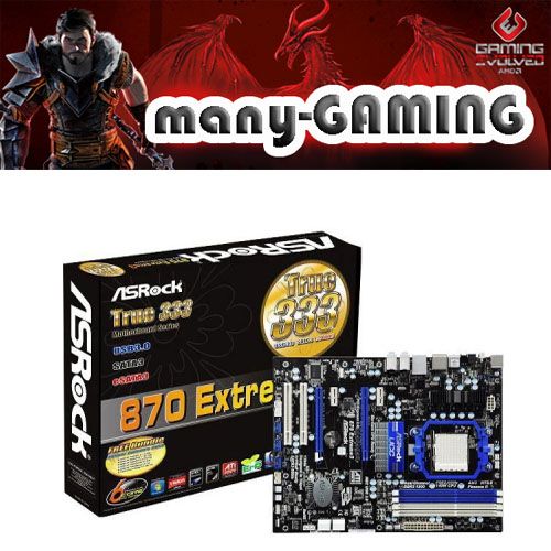 Mainboard ATX ASROCK 870 Extreme3 (R2.0) AM3 SATA3/DDR3/USB3/FireWire