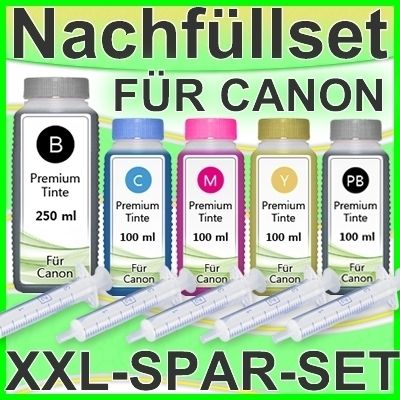 NACHFÜLLSET CANON PGI525 CLI526 MG6150 MG6250 MG8150 MG8250 MX885